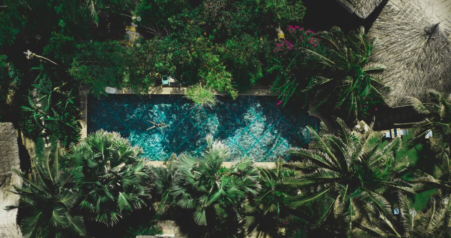 aménagement jardin piscine