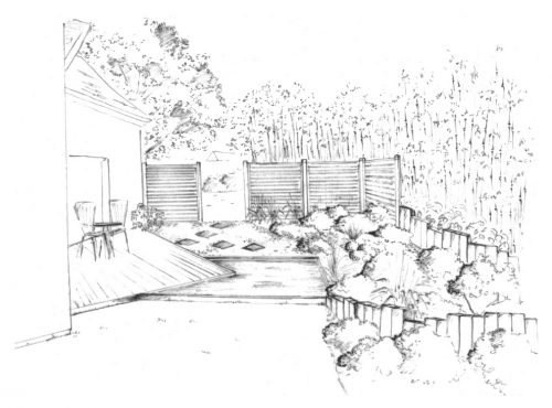dessin de terrasse